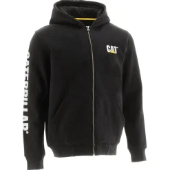 CAT Zip Hoodie Banner Gr. XL schwarz