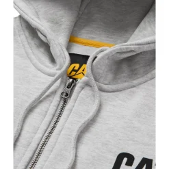 CAT Zip Hoodie Banner grau Gr. XL