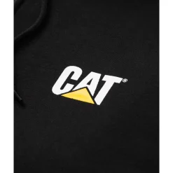 CAT Zip Hoodie Banner schwarz Gr. L