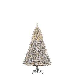 Charlton Weihnachtsbaum grün frosted warm weiß LED 155x91 cm mit Timer & Dimmer