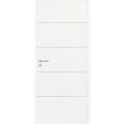 Classen Zimmer-Tür M.4 Weiß CPL 86 cm Anschlag links