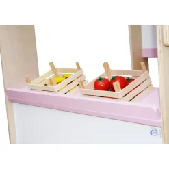 Coemo Kaufladen Lilly Holz Rosa