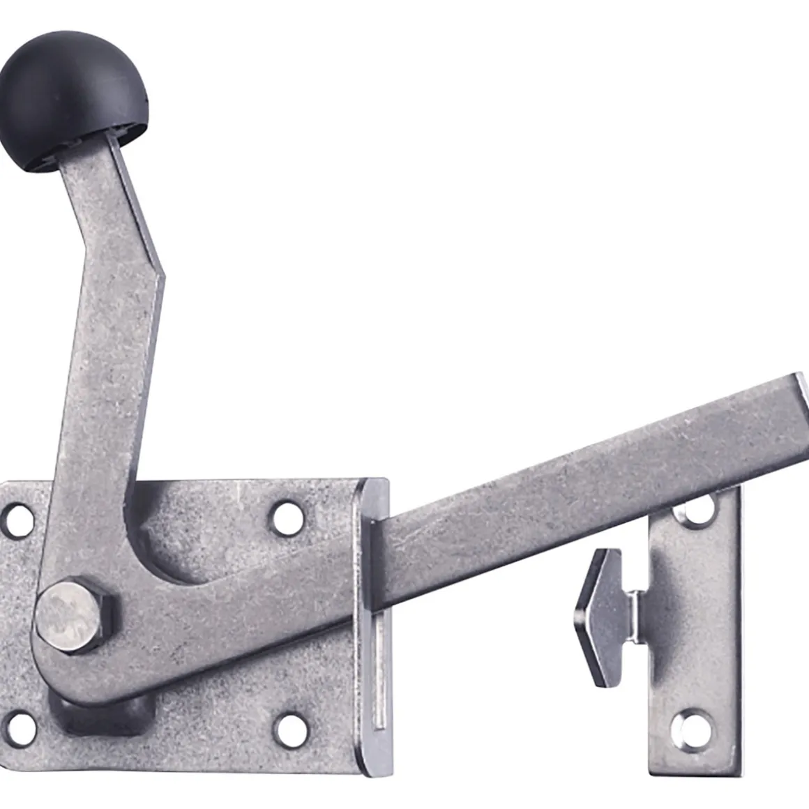 Connex Gartentorfalle 8 x 5,5 cm Edelstahl silber