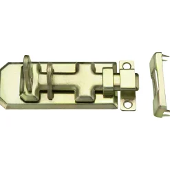 Connex Sicherheits-Schloßriegel 35 x 80 mm verzinkt gelb