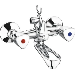 Cornat Badewannenarmatur Lisa 2-Griff chrom