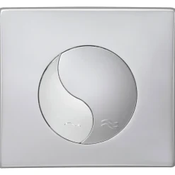 Cornat Betätigungsplatte Yin mattchrom