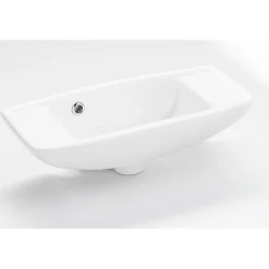 Cornat Handwaschbecken Ronda clean HWB 50 x 22 o.Hahnl weiß