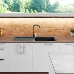 Cornat Spültischarmatur NOIR schwarz/chrom