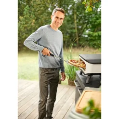 COZZE Pizzaofen Elektro 230V mit Tür und Pizzastein 2200 W