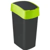 Curver Abfallbehälter Flip Bin 50 L schwarz/grün
