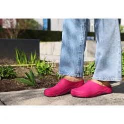 Damen Clogs Himbeere Gr. 38/39