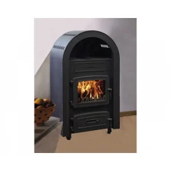 Dauerbrandofen Kamino 109-6 F/Amax. Leistung 6 KW, Anschluß hinten