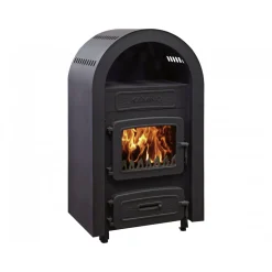 Dauerbrandofen Kamino 109-6 F/Amax. Leistung 6 KW, Anschluß hinten