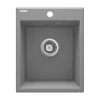 deante 1 Becken Granitspüle ERIDAN ohne Abtropffläche grau metallic