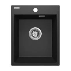 deante 1 Becken Granitspüle ERIDAN ohne Abtropffläch graphit metallic