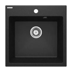 deante Granit- Einbauspüle Evora 50 x 50 cm Graphit