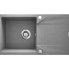 deante Granit-Einbauspüle Evora grau 78 x 44 cm
