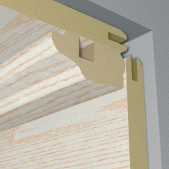 Deckenleiste Esche weiß 2,6 m