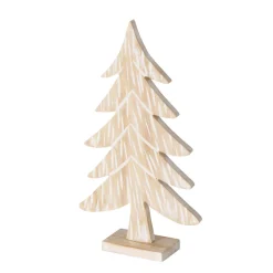 Dekoaufsteller Nadine Baum 13 x 4 x 24 weiß Holz