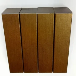 Dekor-Eckhölzer 1,9 x 1,9 x 6 cm 4 Stk bronzefarben