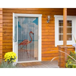 Deko-Vorhang Flamingo