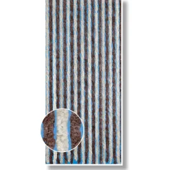 Deko-Vorhang Flauschi braun-beige