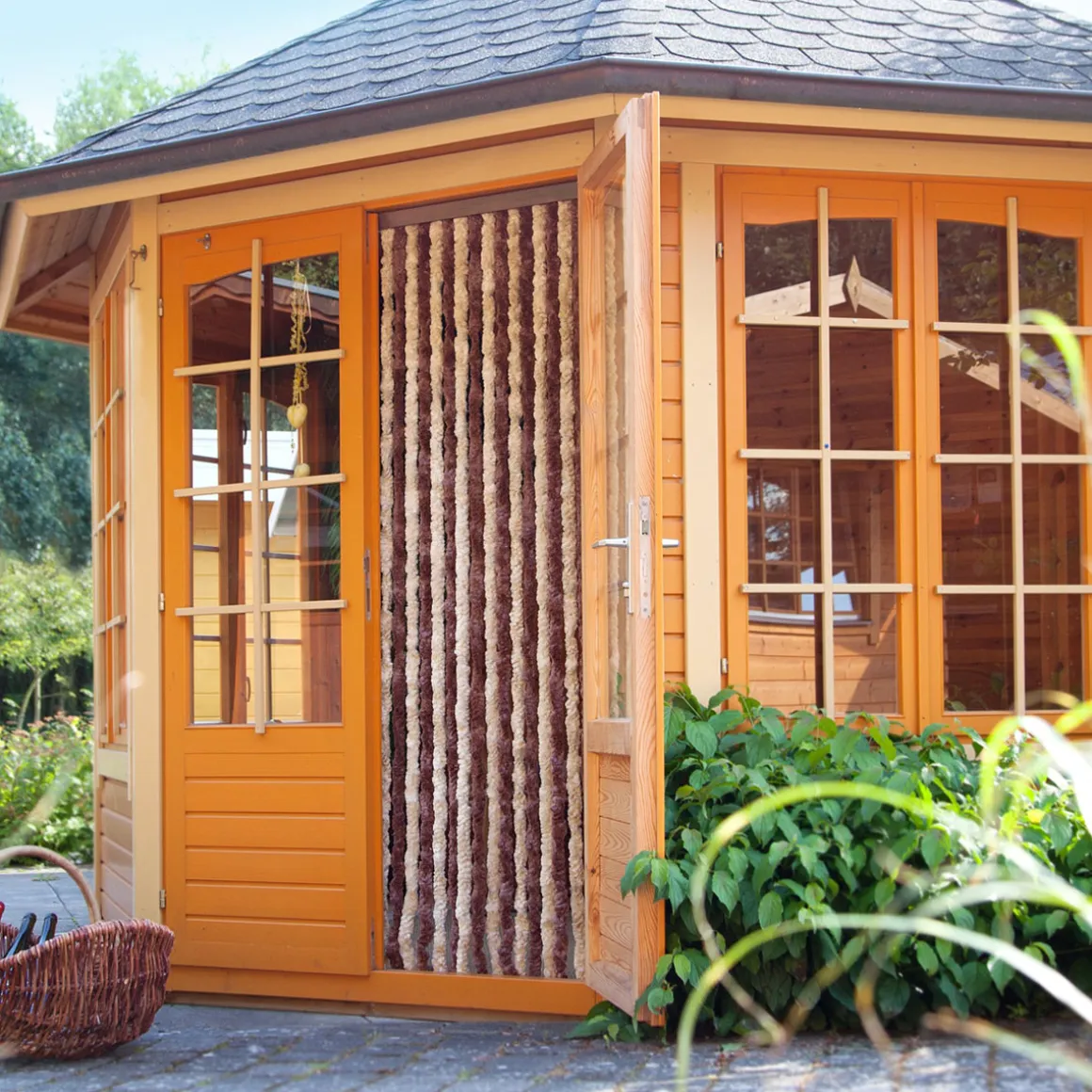 Deko-Vorhang Flauschi braun-beige