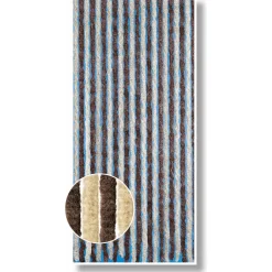 Deko-Vorhang Flauschi braun-beige