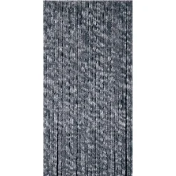 Deko-Vorhang Flauschi silbergrau