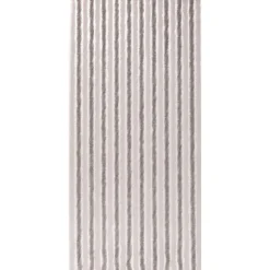 Deko-Vorhang Flauschi silber-weiß