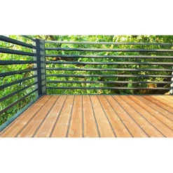 Designbalkon Small mit Lamellengeländer 288 x 200 x 290 cm