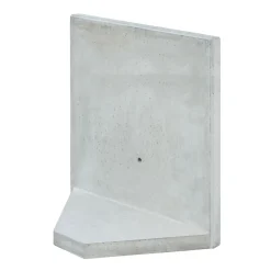 Diephaus L-Stein Ecke Sichtbeton grau 100 x 100 x 45 x 5 cm