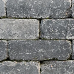 Diephaus Mauerstein Antik Basalt 42 x 21 x 14 cm