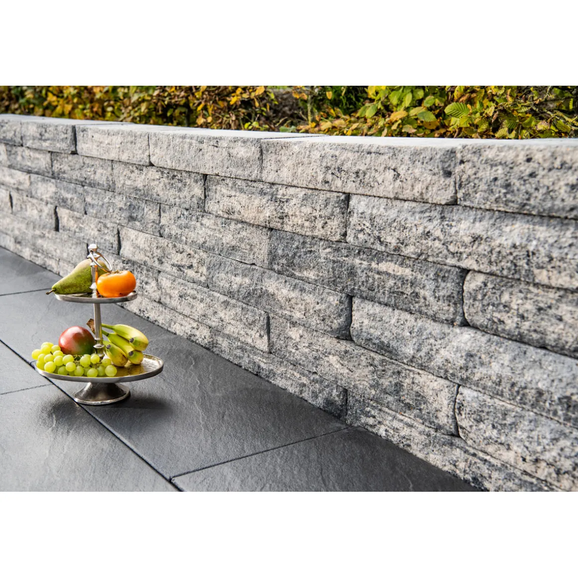 Diephaus Mauerstein Cup Weiss-Schwarz 60 x 20 x 10 cm Anfangsstein