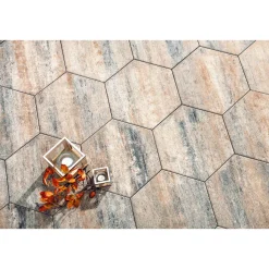 Diephaus Terrassenplatte No 1 Diamond Muschelkalk 46 x 40 x 4 cm