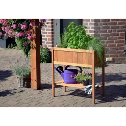 dobar Hochbeet 76 x 80 x 40 cm braun