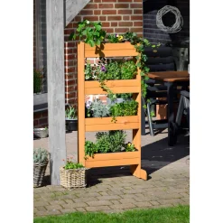 dobar Hochbeet 55 x 125 x 40 cm braun