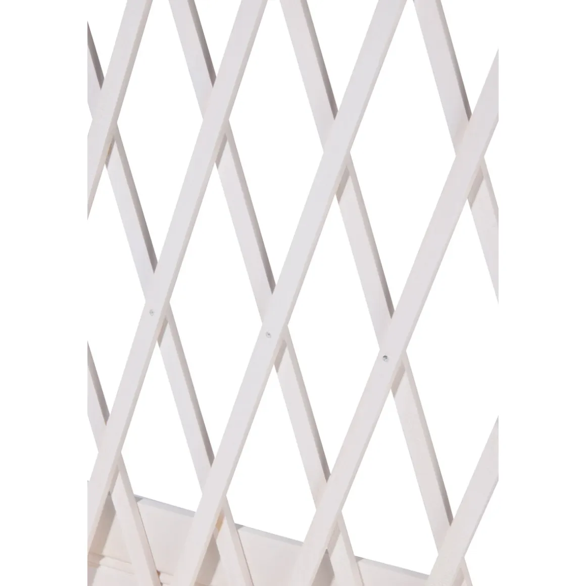 dobar Hochbeet mit Rankhilfe rollbar 79 x 130 x 28,5 cm weiß