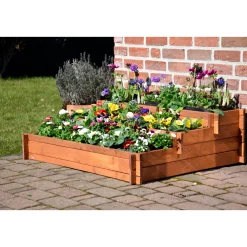 dobar Hochbeet Peru 110 x 36 x 88 cm braun