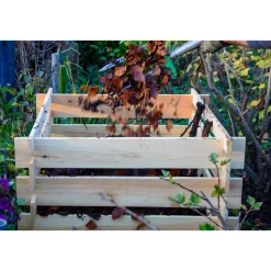 dobar Holz-KomposterStecki 78 x 78 x 78 cm Kiefer natur