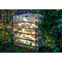 dobar Holz-KomposterStecki 78 x 78 x 78 cm Kiefer natur