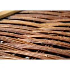 dobar Holz-Mülltonnenbox 137 x 83 x 132 cm braun