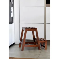 dobar Klapphocker 53/39 x 38 x 45 cm dunkelbraun