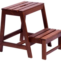 dobar Klapphocker 53/39 x 38 x 45 cm dunkelbraun