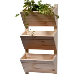 dobar Wandbeet 3-stufig 38 x 79 x 17,5 cm beige