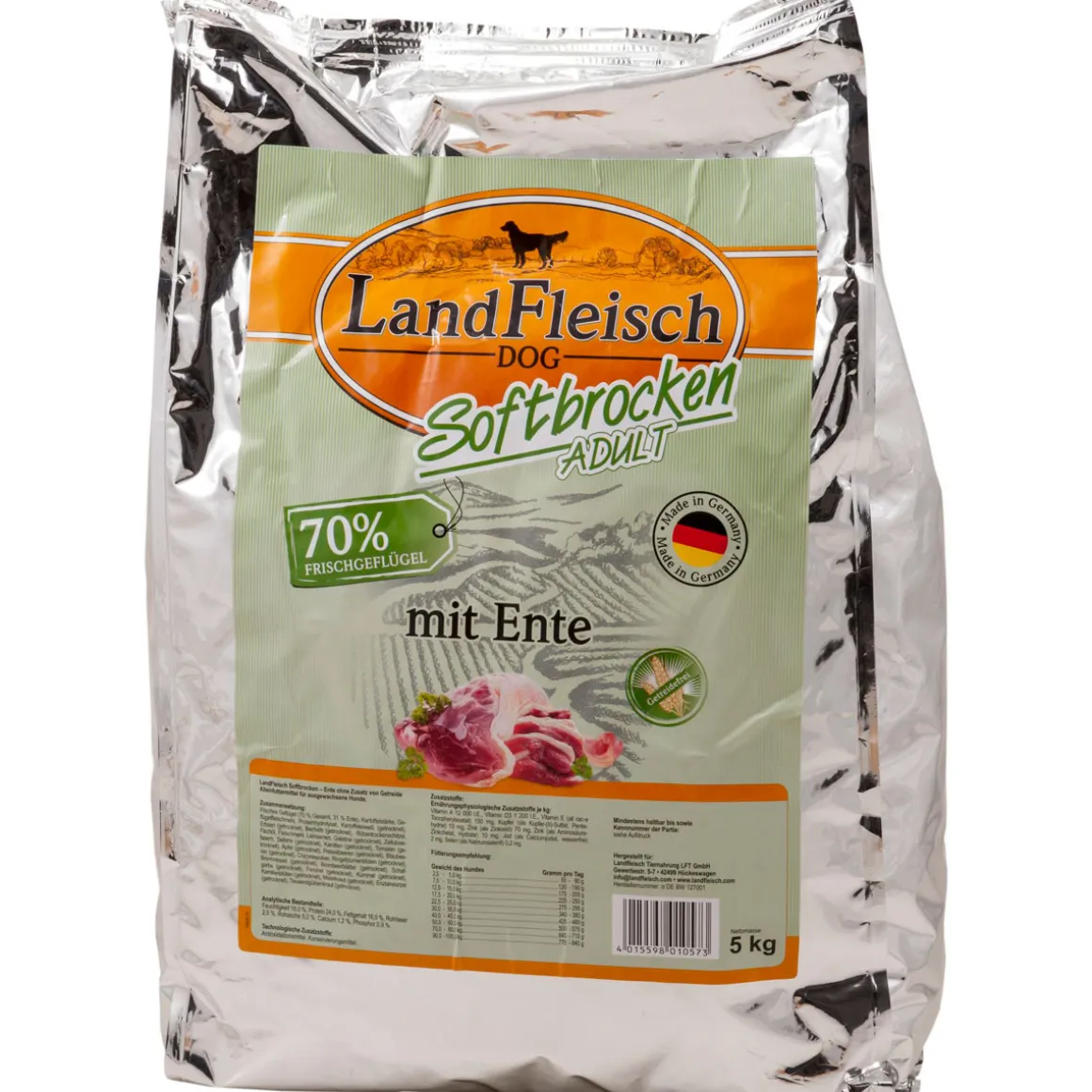 Dog Softbrocken mit Ente 5kg