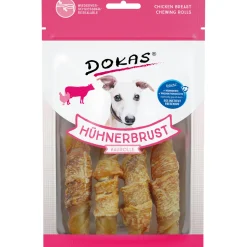 Dokas Snack Hühnerbrust Kaurolle 90g