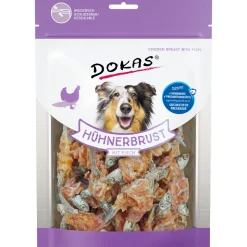 Dokas Snack Hühnerbrust mit Fisch 220g