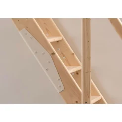 Dolle Raumspartreppe Kiel Fichte inkl Geländer bis 283,5 cm