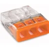 Dosenklemme Wago orange 3 x 0,5-2,5 mm² 30 Stück